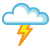 It is forcast to be Chance of a Thunderstorm at 10:00 PM CDT on June 12, 2022